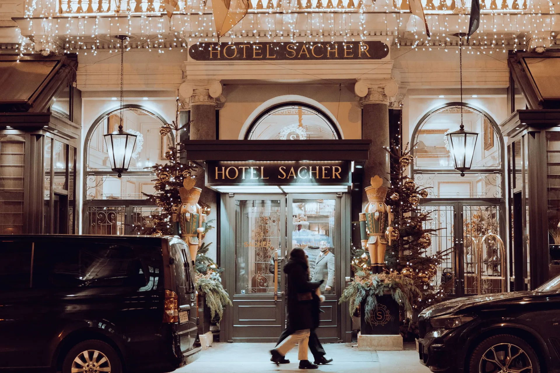 Hotel facade in İstanbul